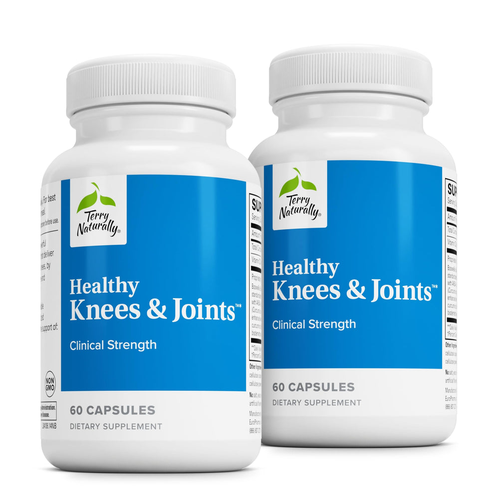 Bottle of Terry Naturally Healthy Knees & Joints capsules
