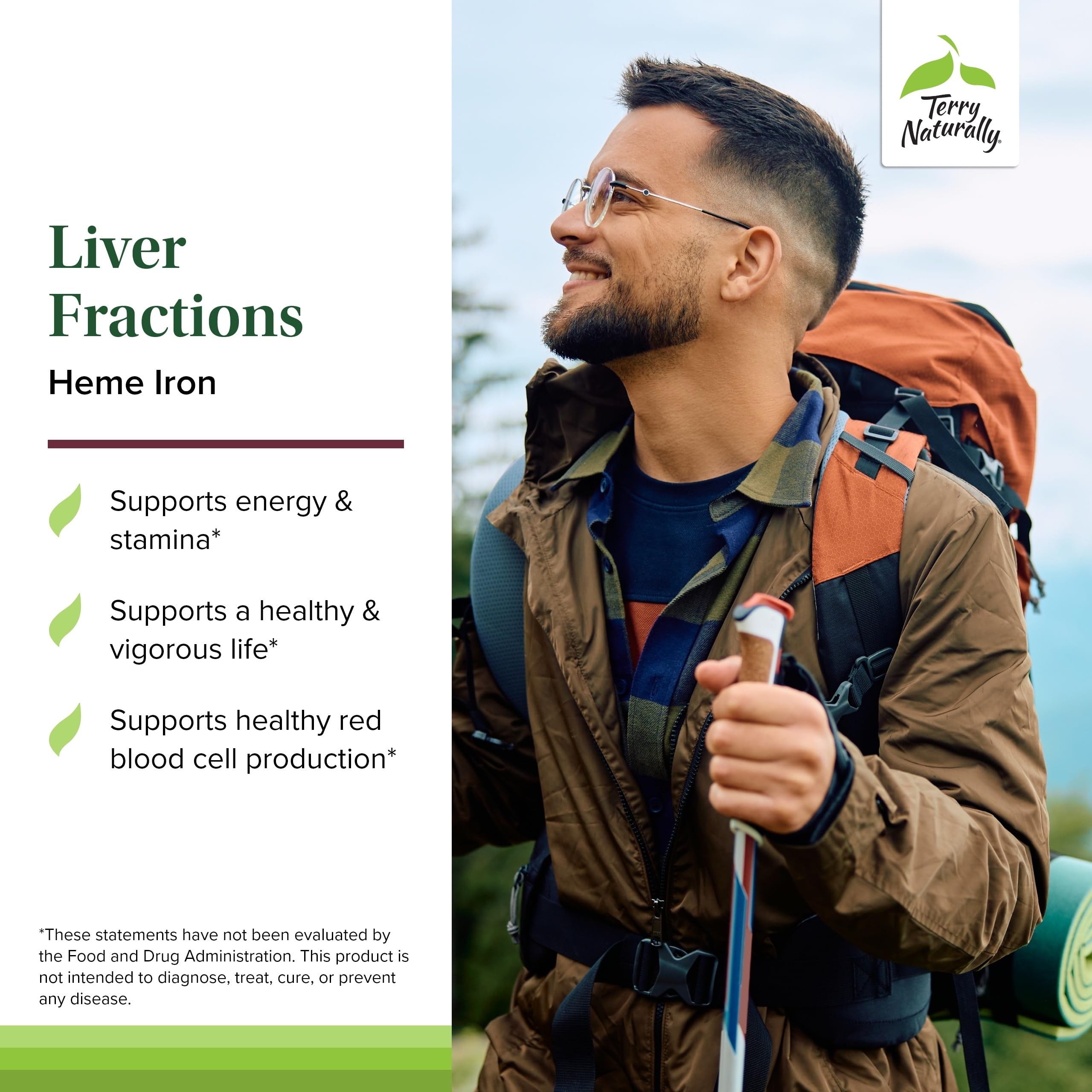 Beef liver concentrate ingredient for endurance support