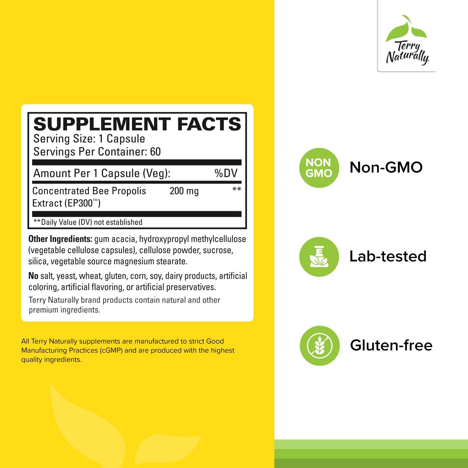 Graphic highlighting immune support with Propolis EP300