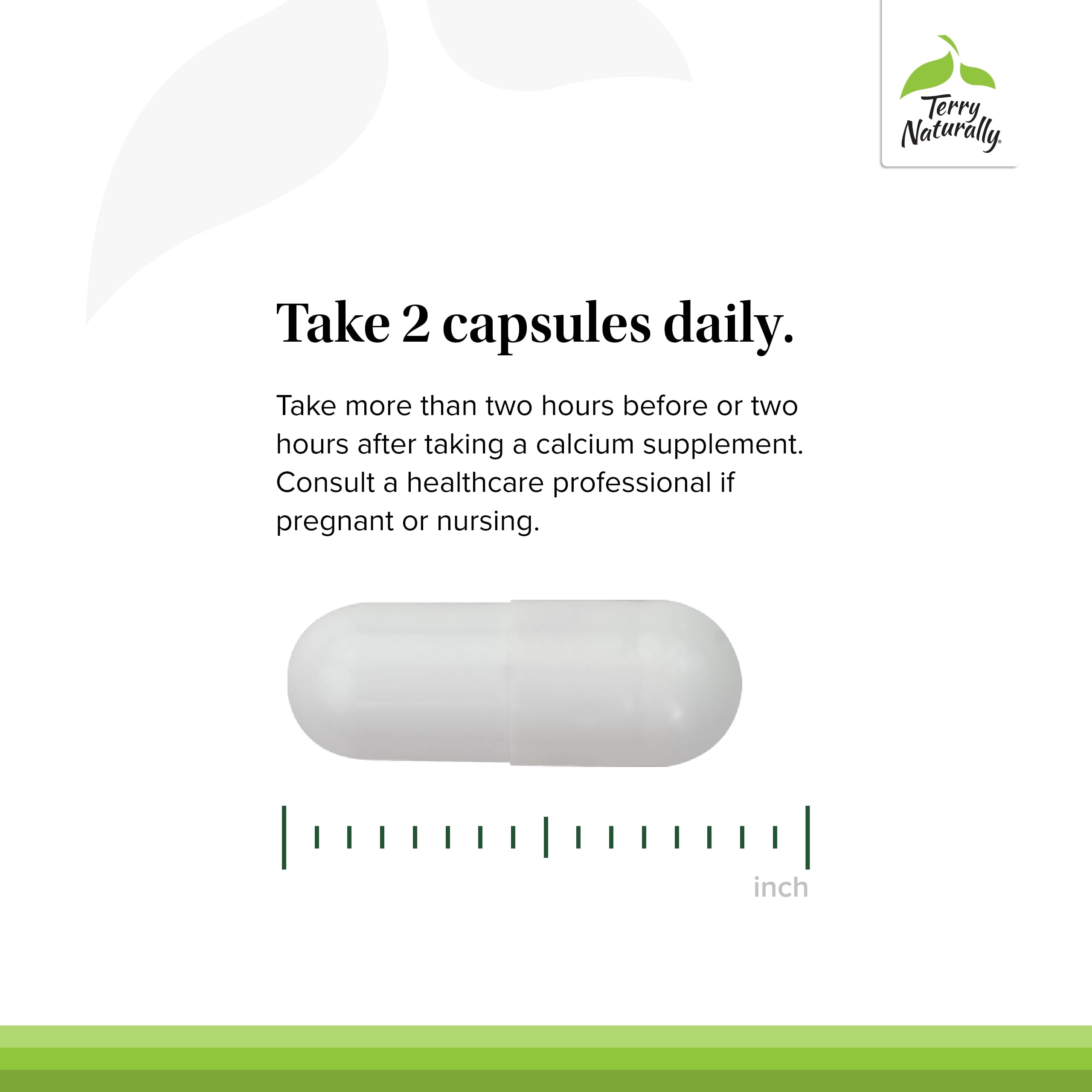 Vegan capsule form of Terry Naturally Strontium