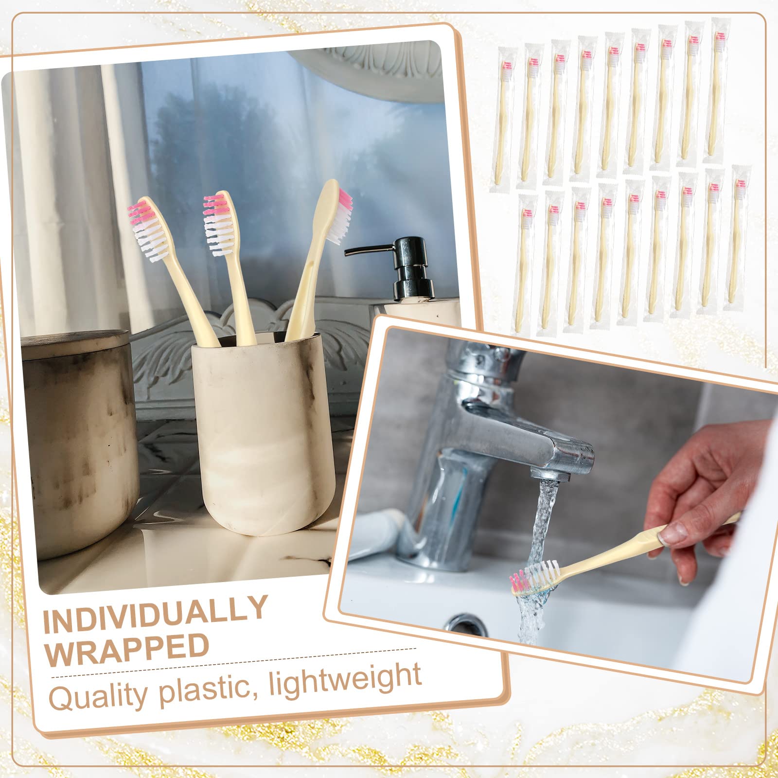 Toothbrushes suitable for travel, hotel, camping, office, and school