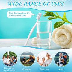 Soft bristle disposable toothbrush from Tessco for travel and hotel stays