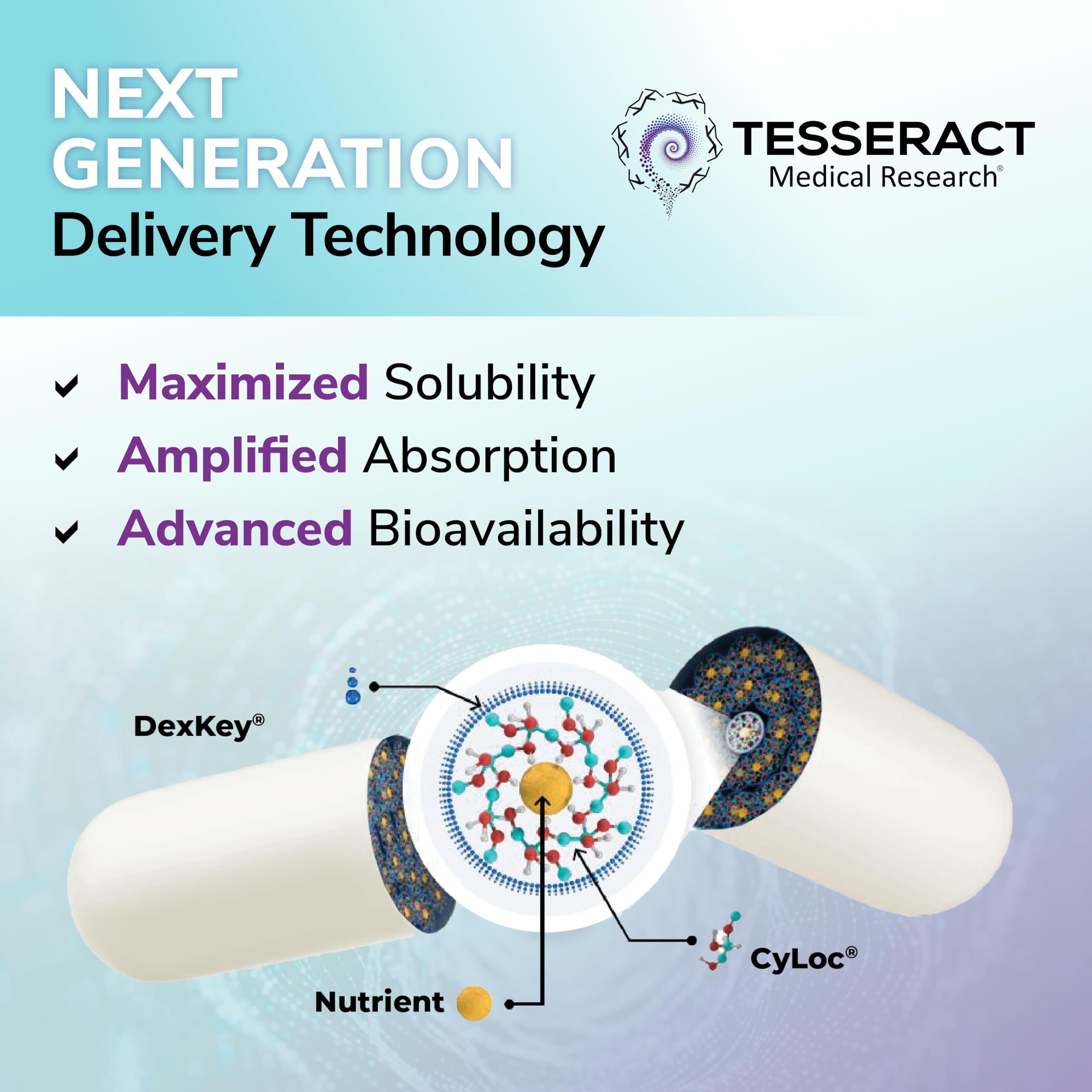 Tesseract NOX Flo SR citrus flavonoids highlight antioxidant support.