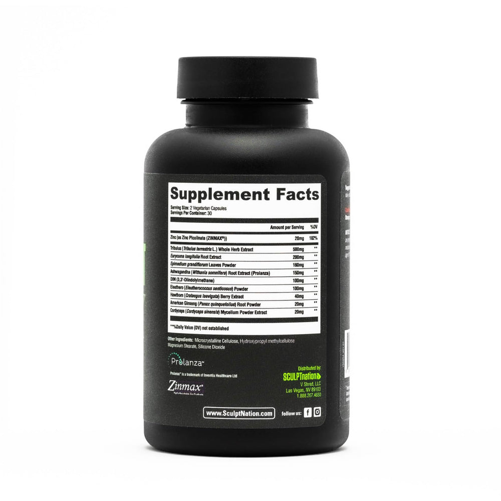Gluten-free capsule bottle with 60 capsules