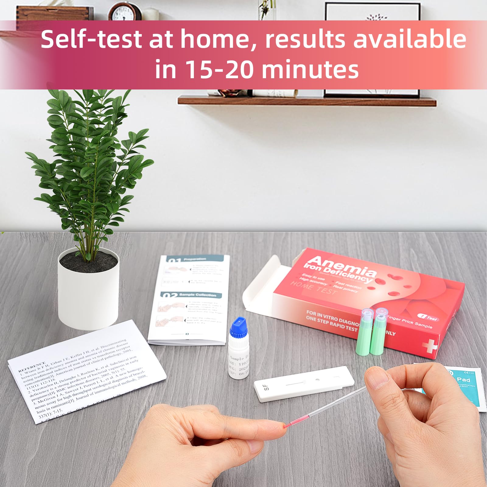 Test kit components and contents