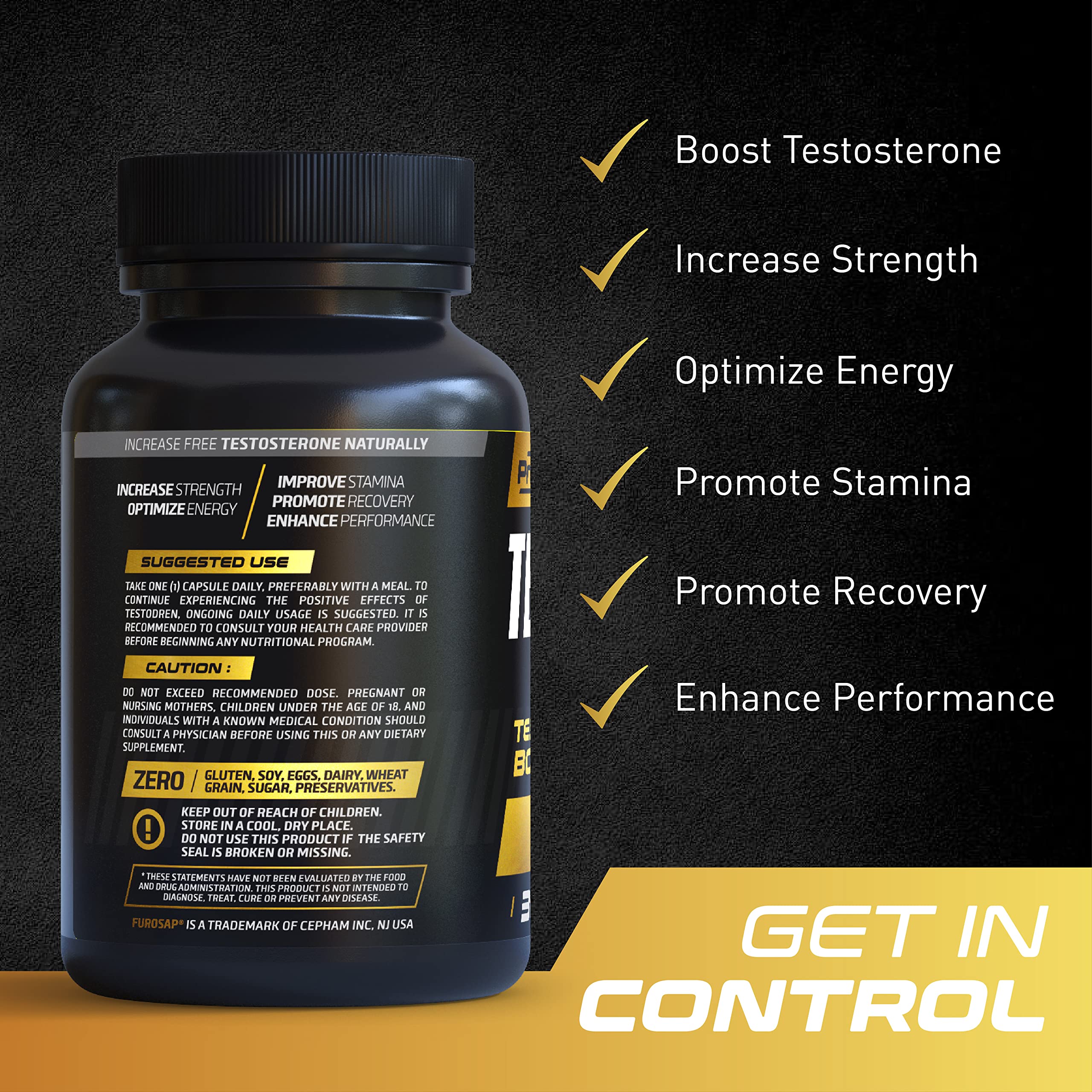 Athlete lifting weights with Testodren for endurance