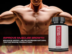 Packaging of TestosPrimel Advanced Formula supplement