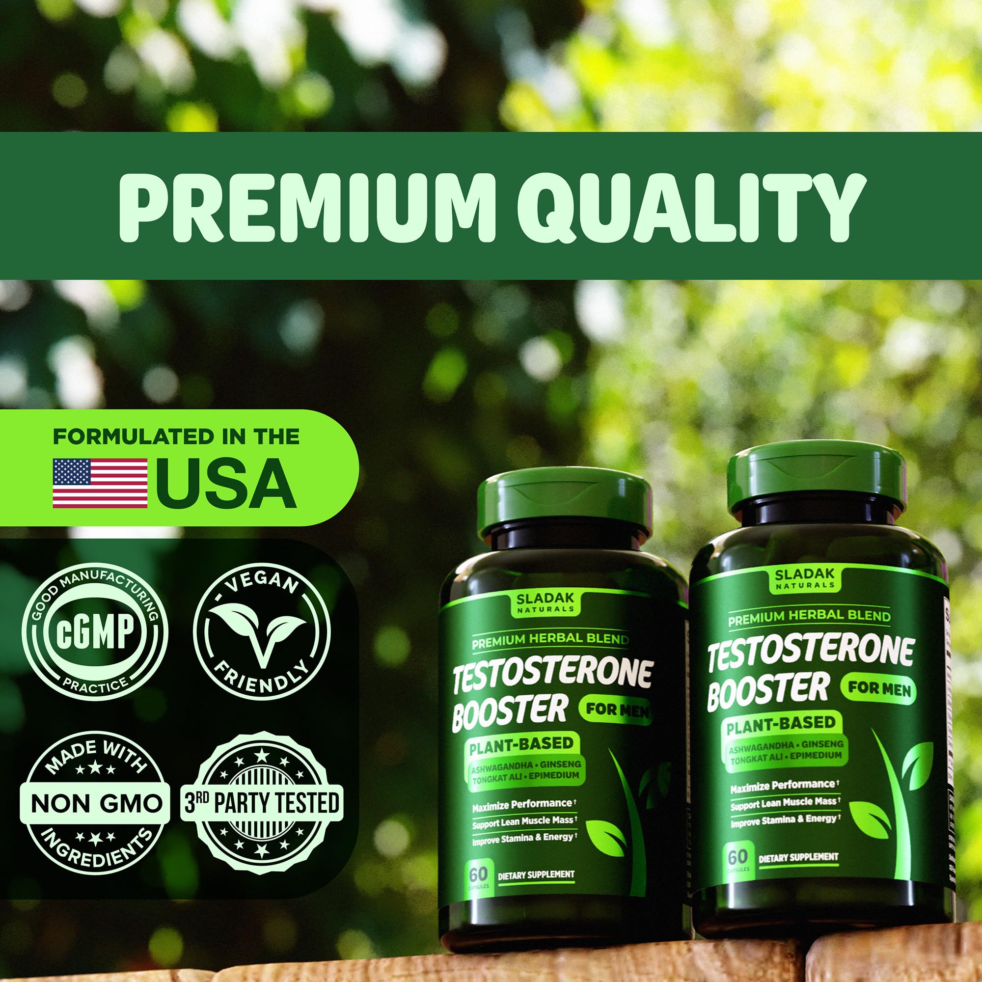 Tribulus terrestris plant extract for male vitality