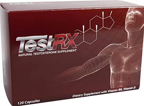 TESTRX capsules close-up highlighting energy and recovery support