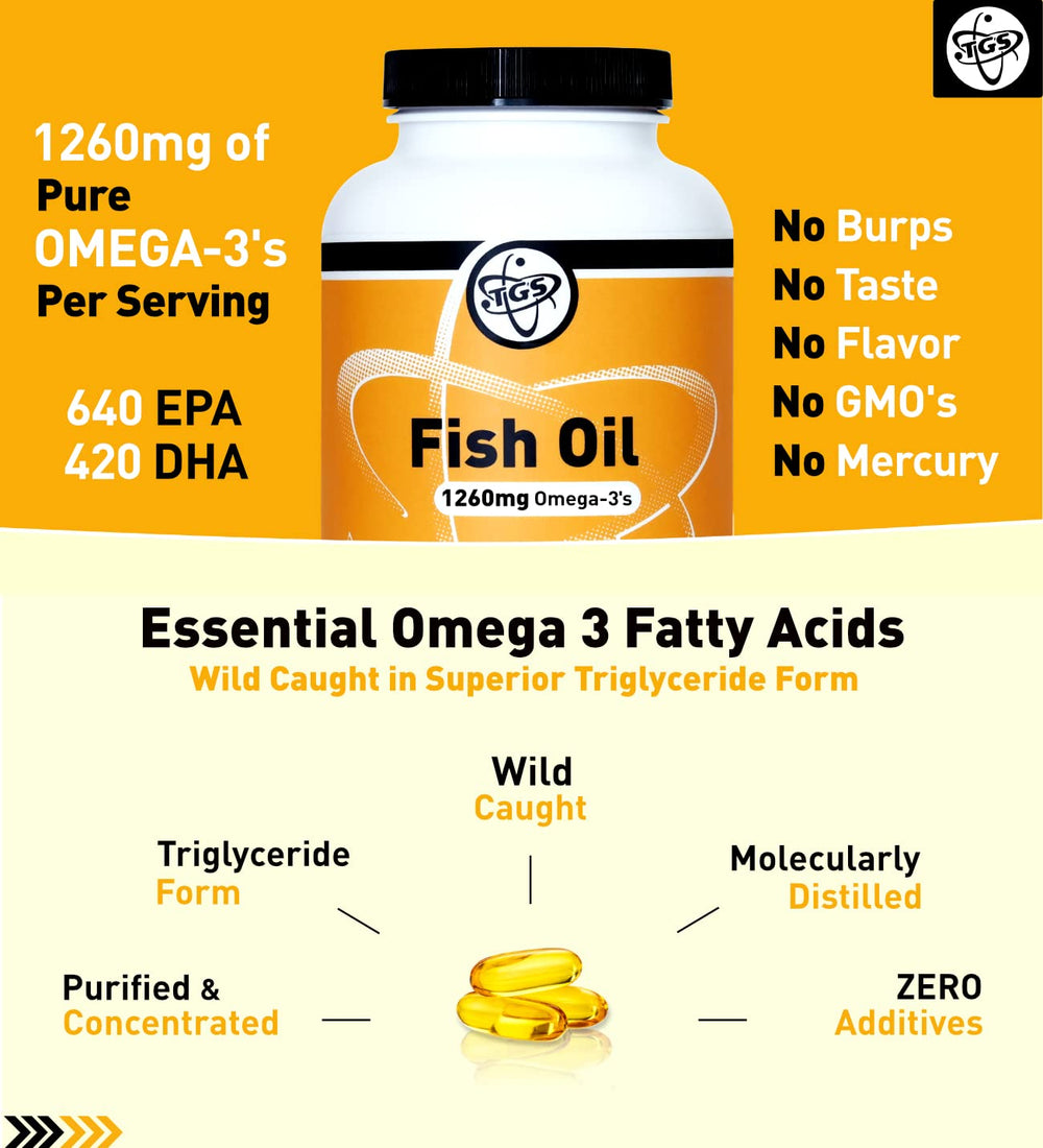 Omega-3 in triglyceride form for better absorption