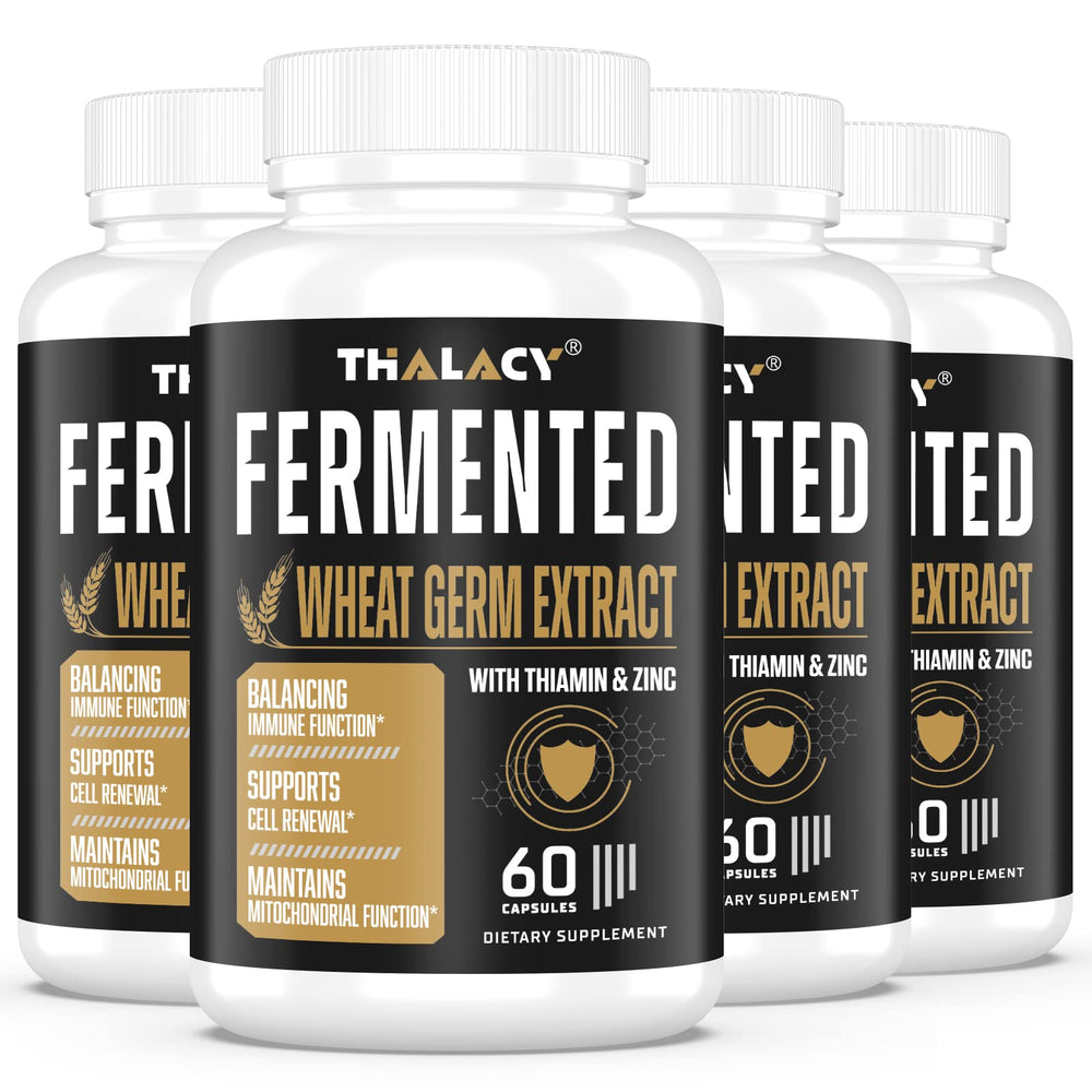 Thalacy Spermidine bottle showing 13 mg per serving with wheat germ extract