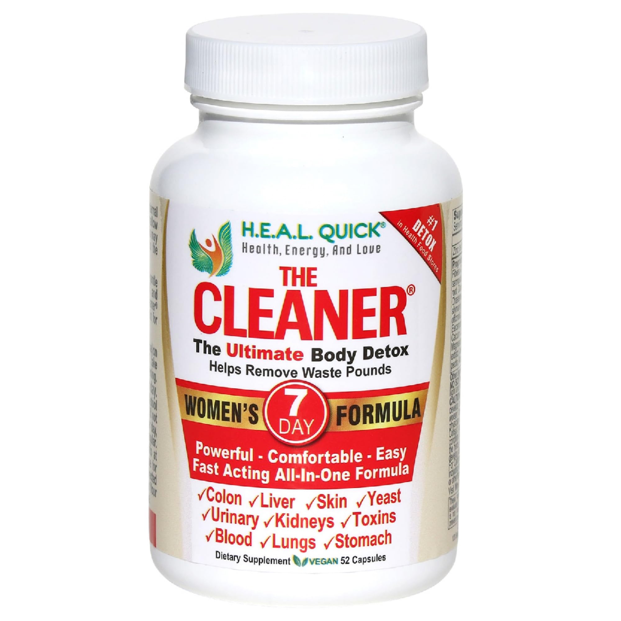 The Cleaner Detox bottle front view with label