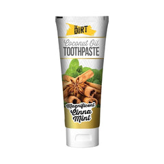 THE DIRT Coconut Oil Toothpaste - Cinnna Mint Flavor, 35g (6 Week Supply)