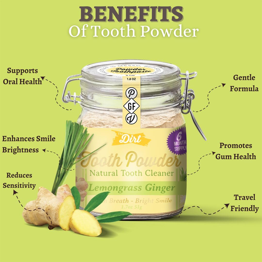 Super Mint flavor The Dirt tooth powder