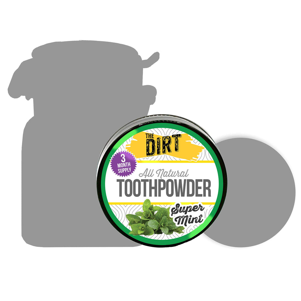 The Dirt powder ingredients including hydroxyapatite