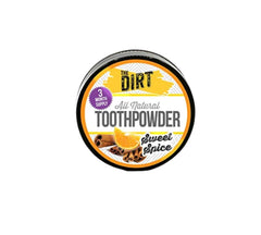 The Dirt Tooth Powder Sweet Spice 25g – front view