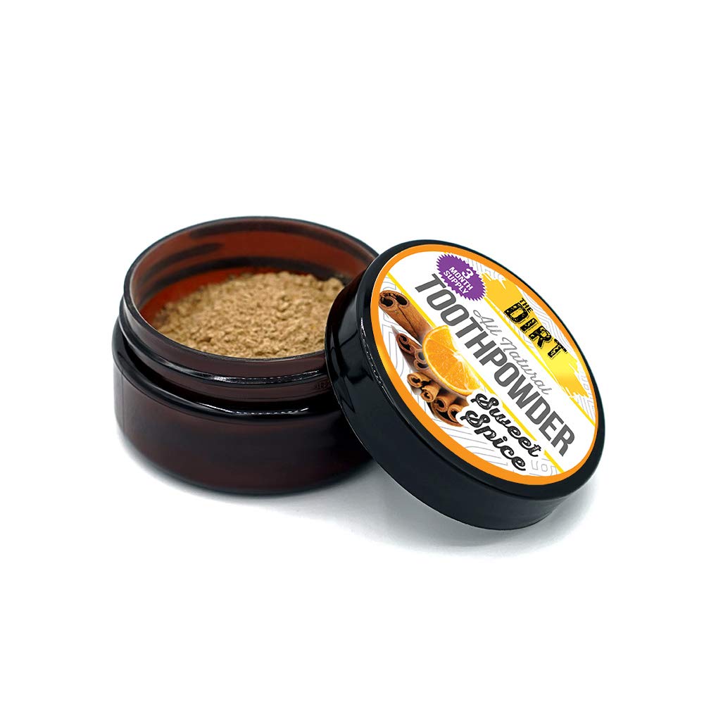 Hydroxyapatite and ingredients in The Dirt Tooth Powder