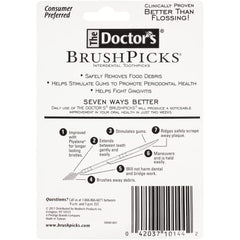 Two-pack box of The Doctor’s BrushPicks Toothpicks