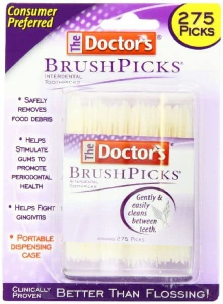 Close-up of The Doctor's BrushPicks toothpicks