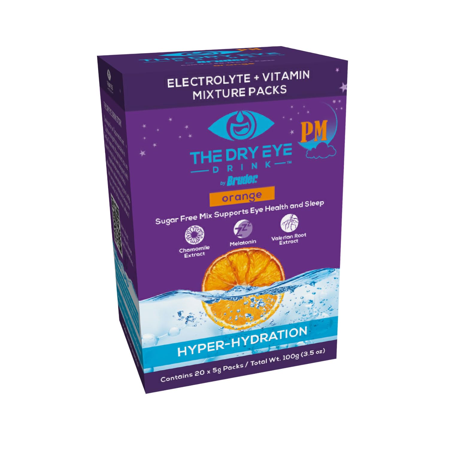 The Dry Eye Drink blends green tea, turmeric, taurine, and DHA for daily support.
