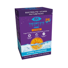 The Dry Eye Drink blends green tea, turmeric, taurine, and DHA for daily support.