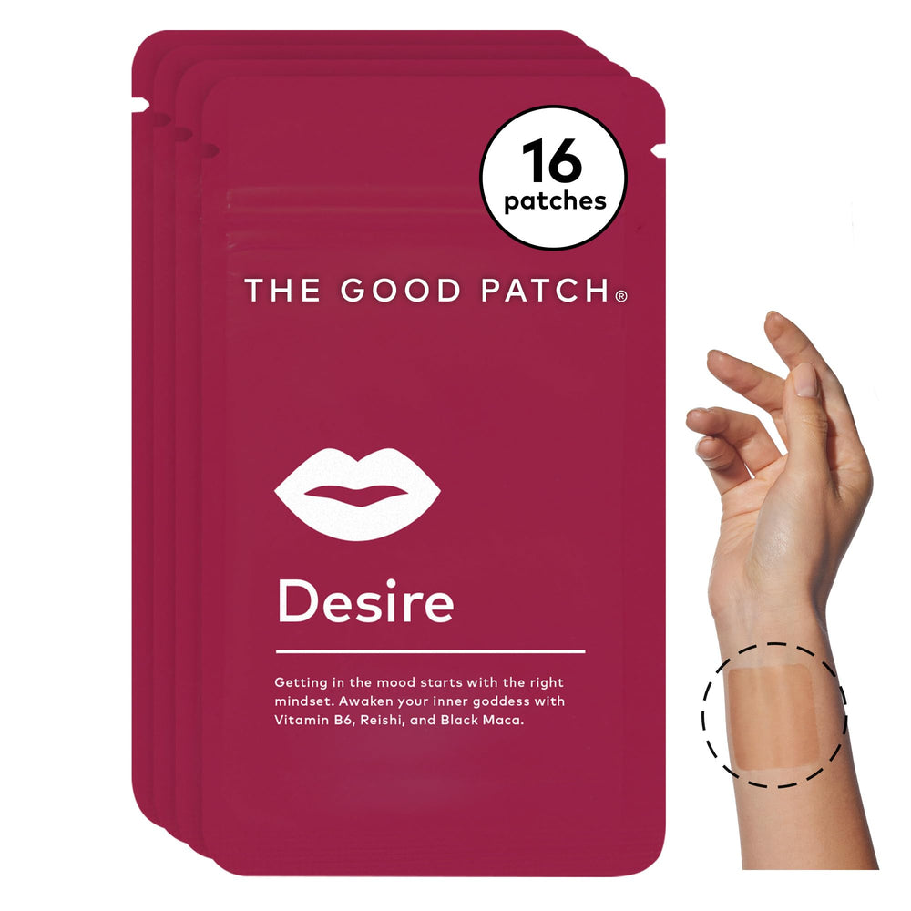 Close-up of The Good Patch Desire patch
