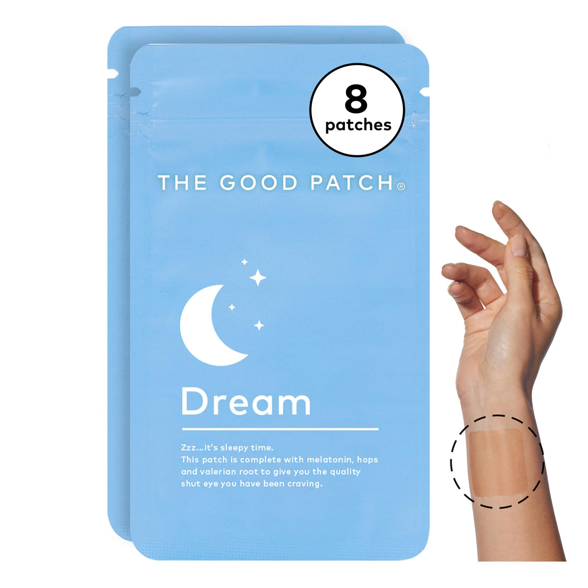The Good Patch Sleep Support packaging and box