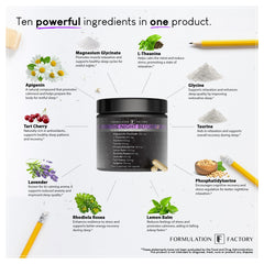 Packaged bottle on a nightstand with soft lighting