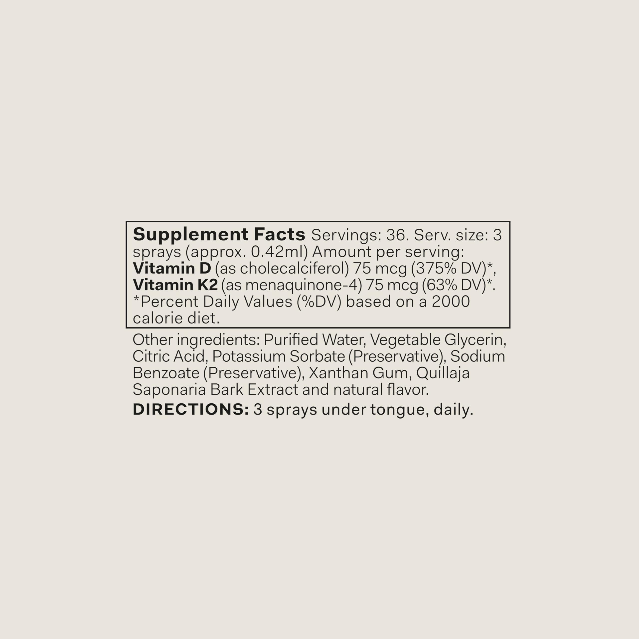 Close-up of the spray nozzle for The Nue Co Vitamin D Spray