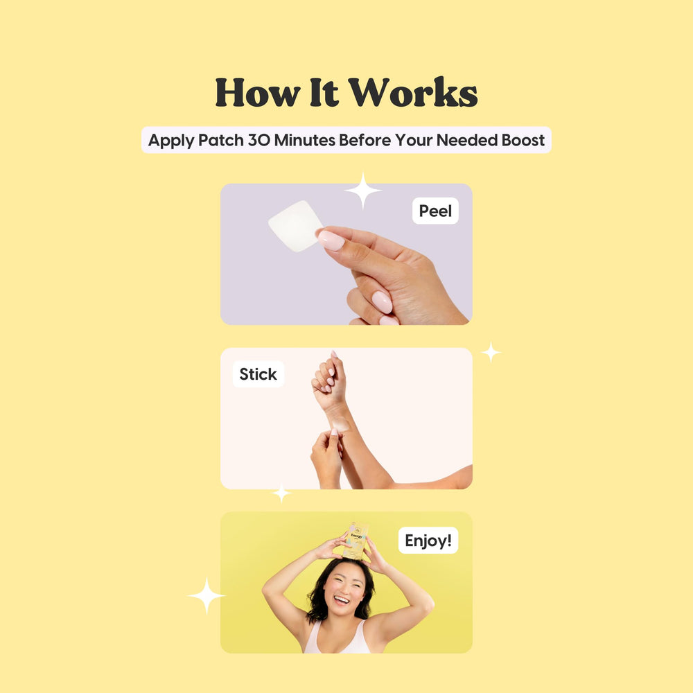 The Patch Brand Energy Patch packaging box