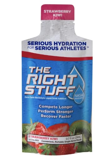 The Right Stuff electrolyte label closeup confirms NSF Certified For Sport.