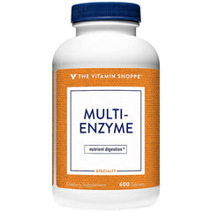 The Vitamin Shoppe Multi Enzyme 600 Tablets label