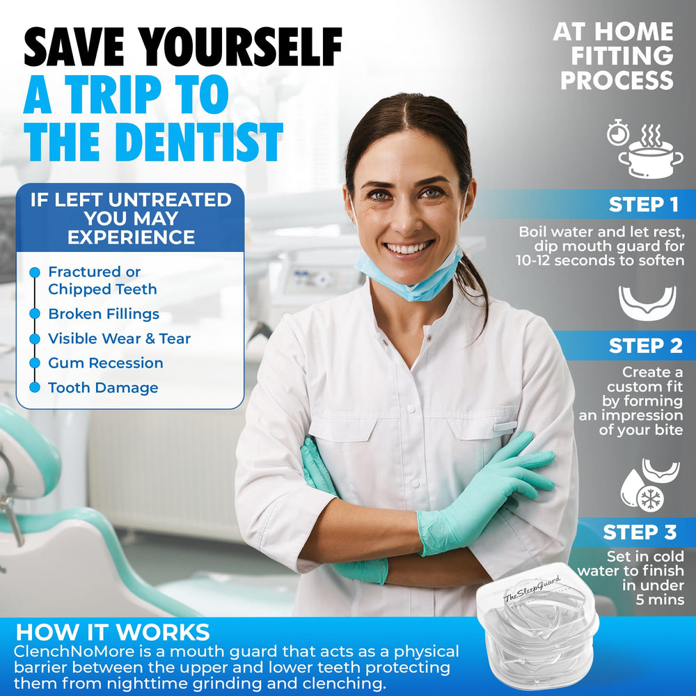Custom-fit mouth guards for teeth grinding and at-home use