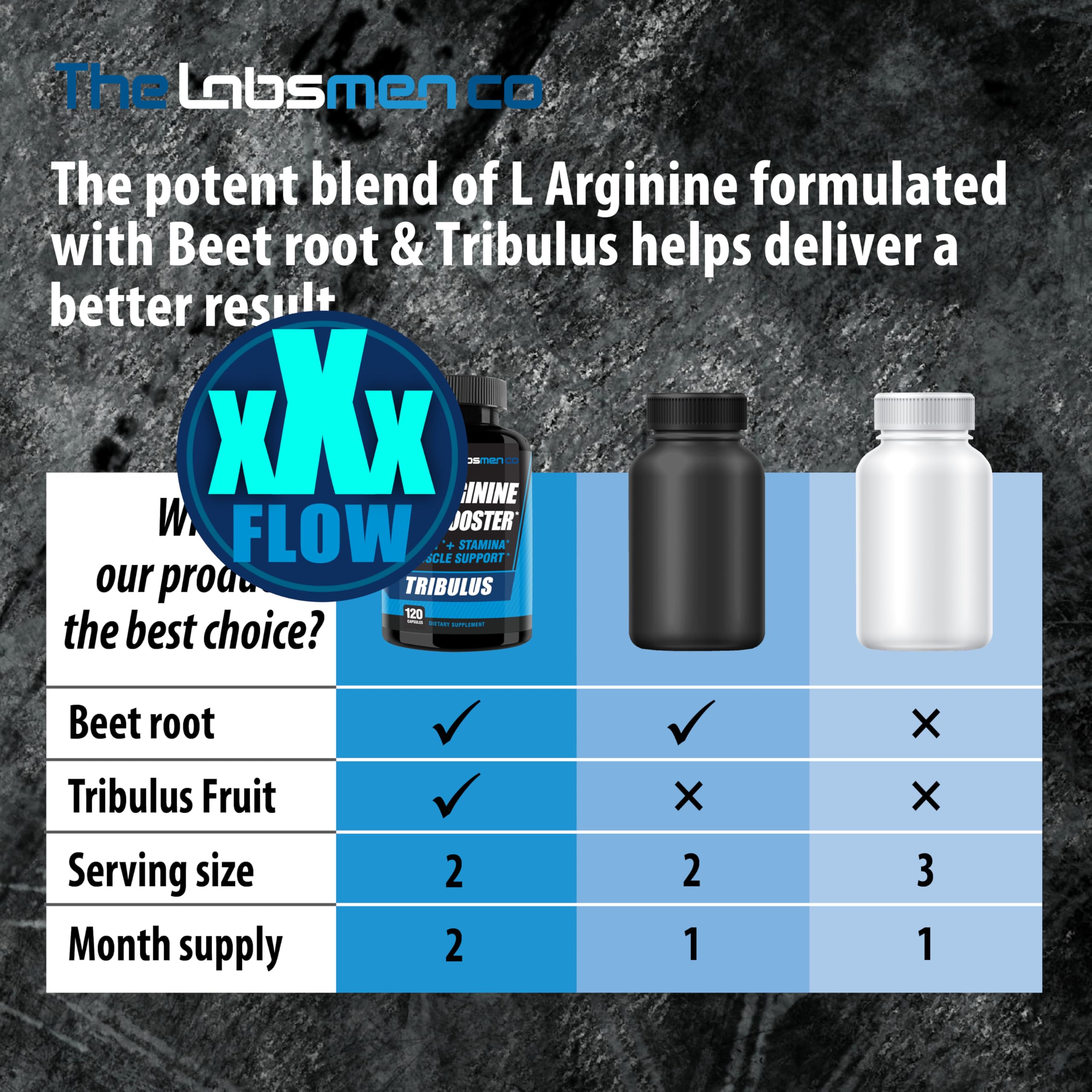 Gluten-free and caffeine-free supplement bottle image