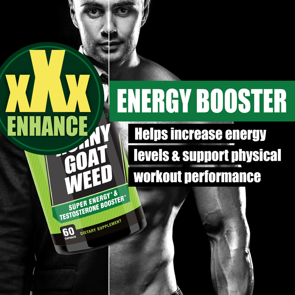 Ingredients list on THELABSMENCO Horny Goat Weed for Men packaging