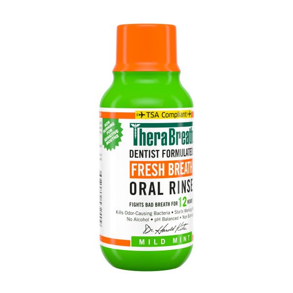 Dentist-formulated TheraBreath mouthwash by Dr. Harold Katz