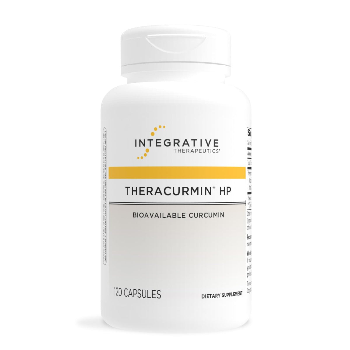 Integrative Therapeutics Theracurmin HP turmeric supplement bottle