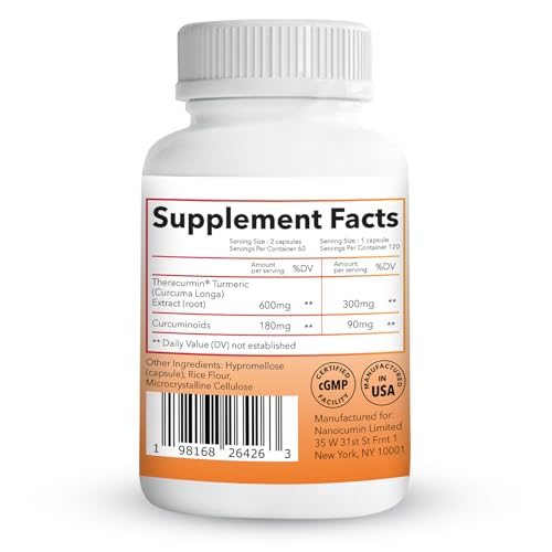 NATLEO USA Theracurmin turmeric bottle on white background