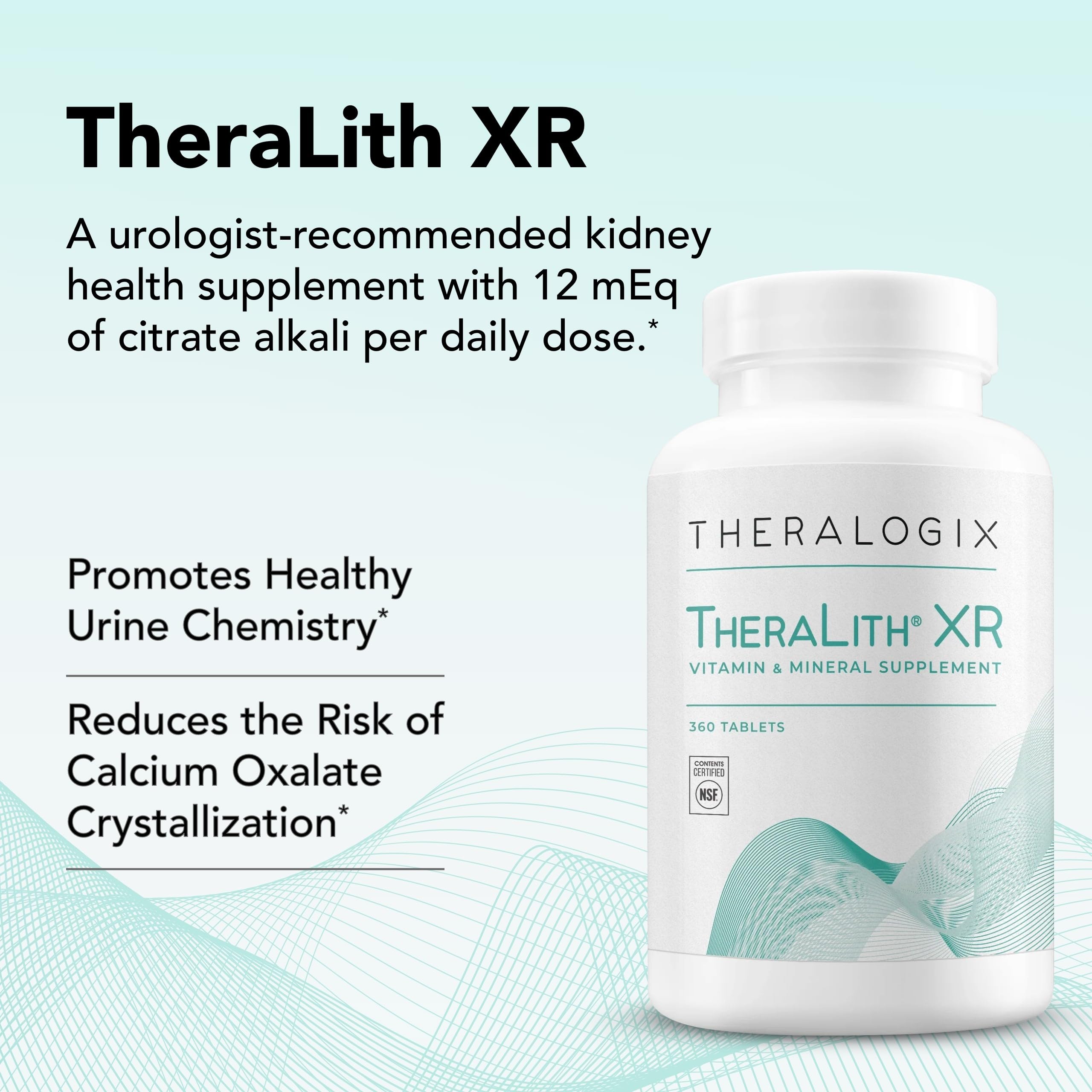 TheraLith XR contains potassium, magnesium, and vitamin B6