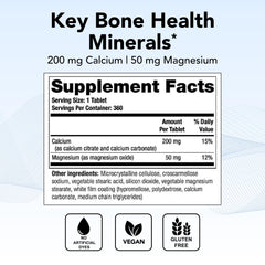 Slim, easy-to-swallow CalMag Thins tablets