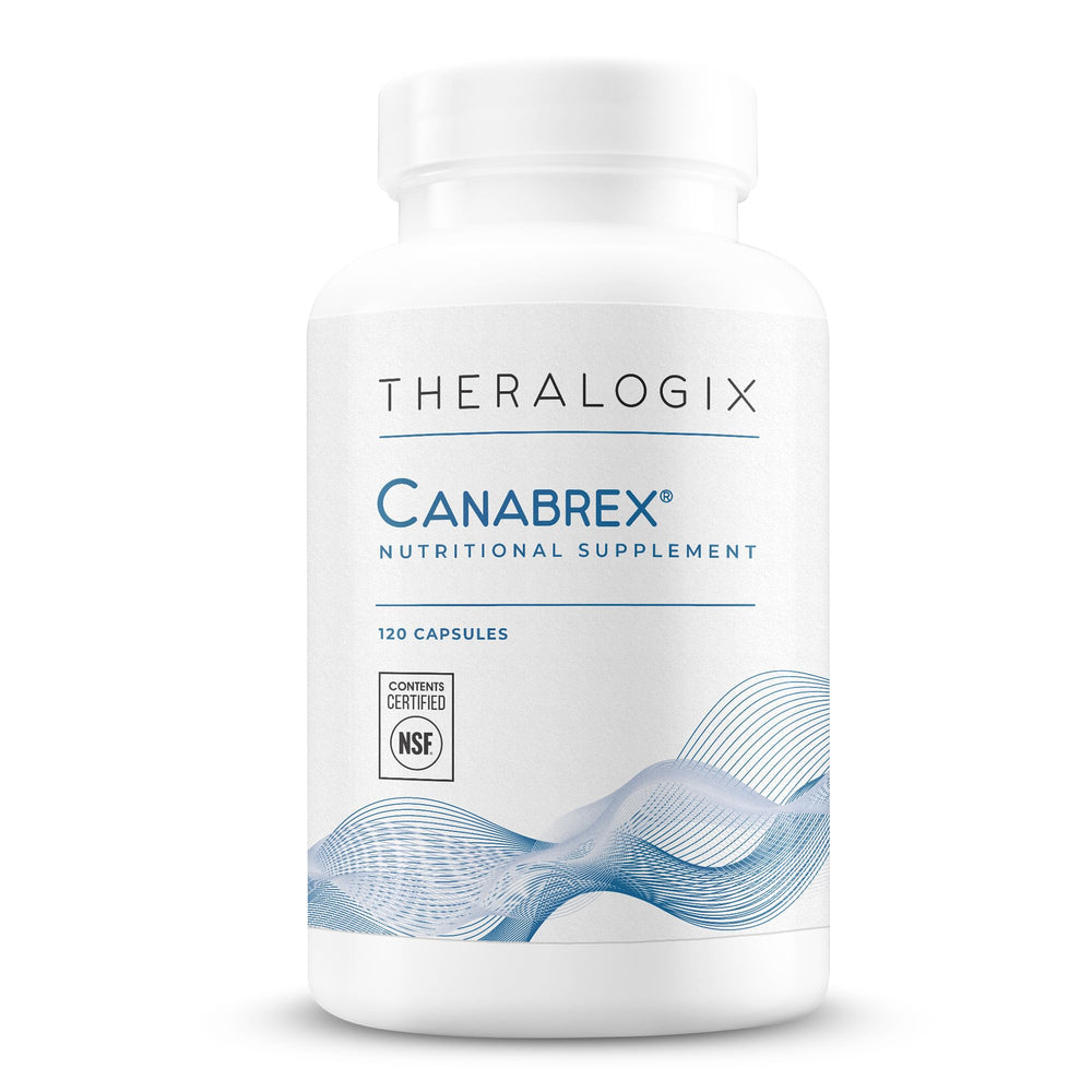 Theralogix Canabrex PEA supplement bottle with 120 capsules – hero image