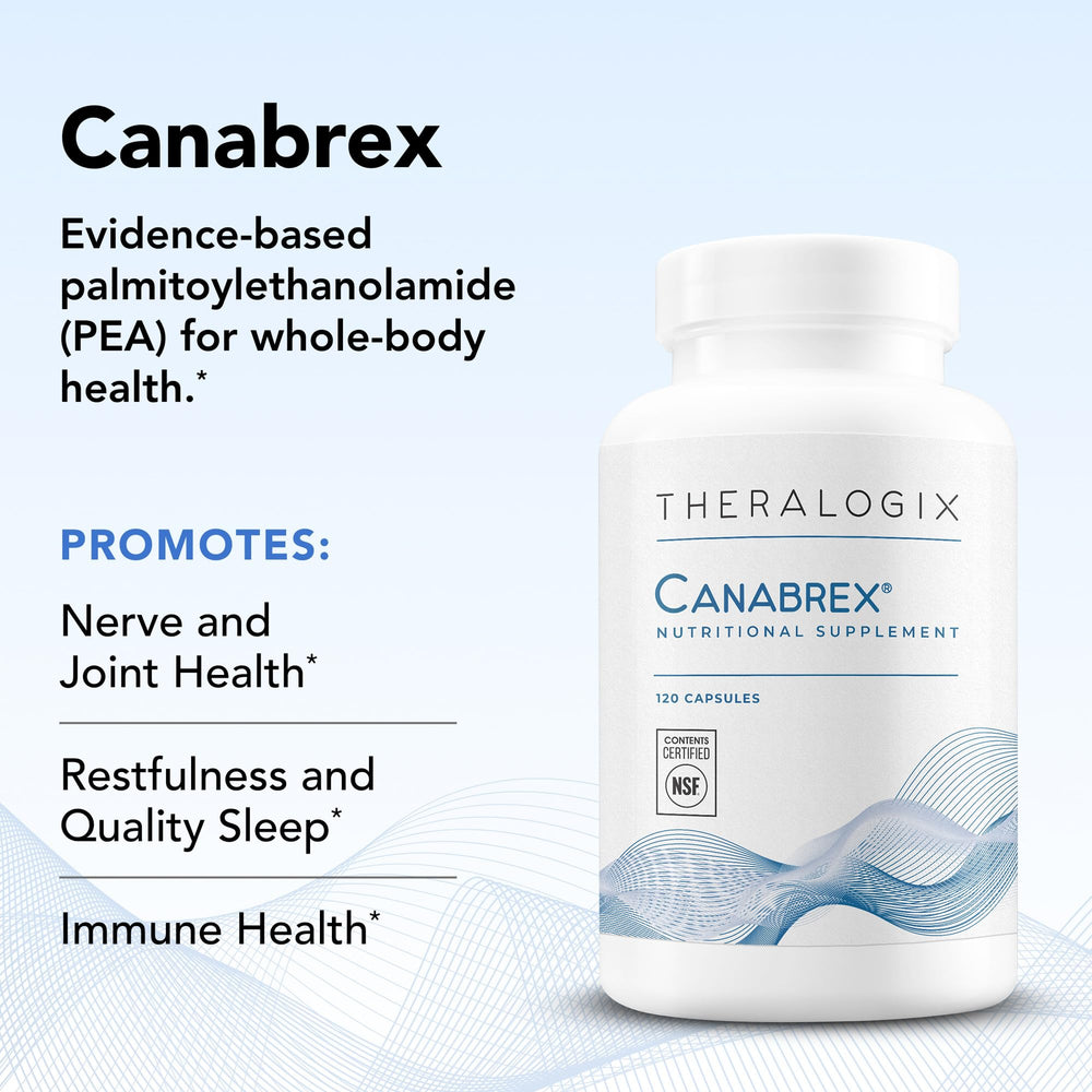 NSF certified Canabrex PEA supplement packaging