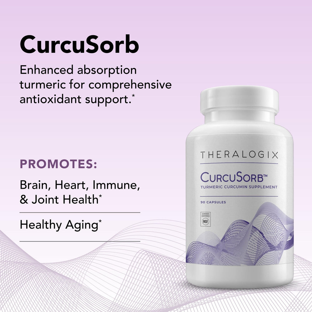 Graphic illustrating CurcuSorb turmeric absorption and bioavailability