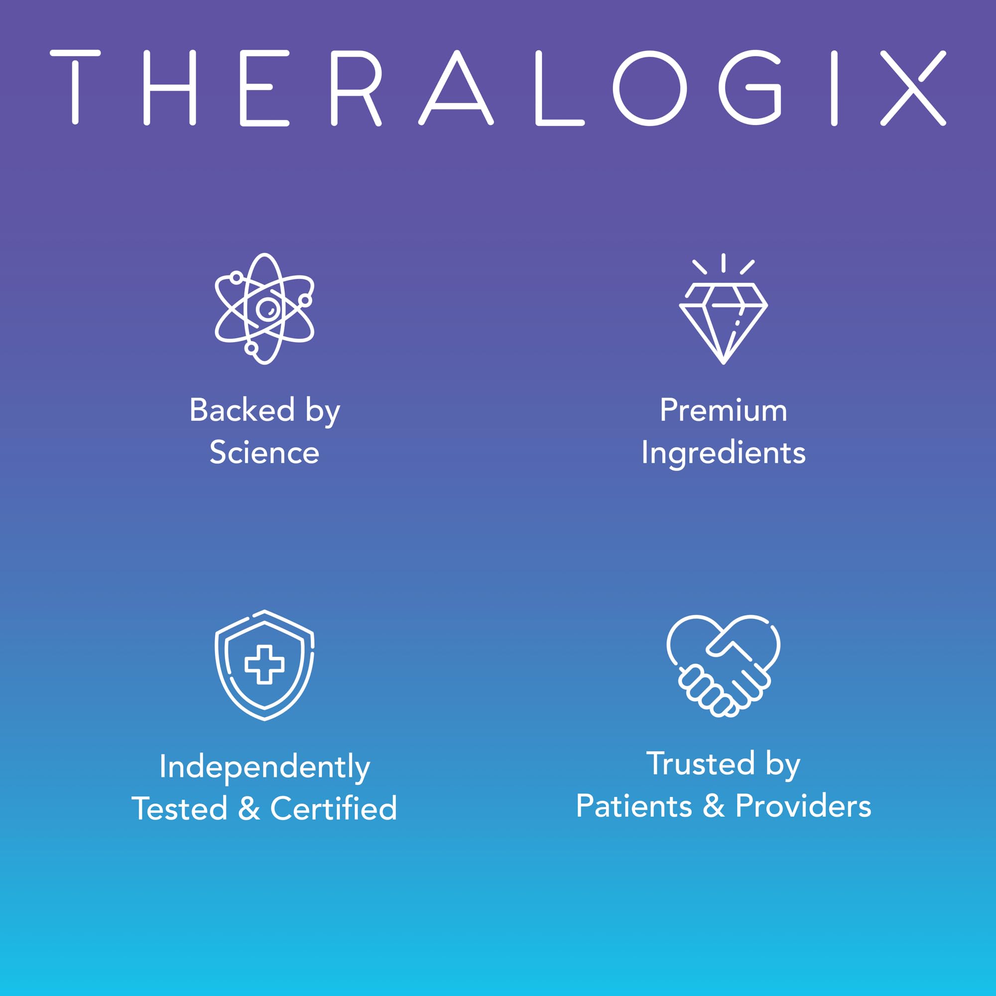 Theralogix Ovasitol starter kit with NSF certified badge indicating quality