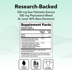 Bottle of Theralogix Prostate SR supplement