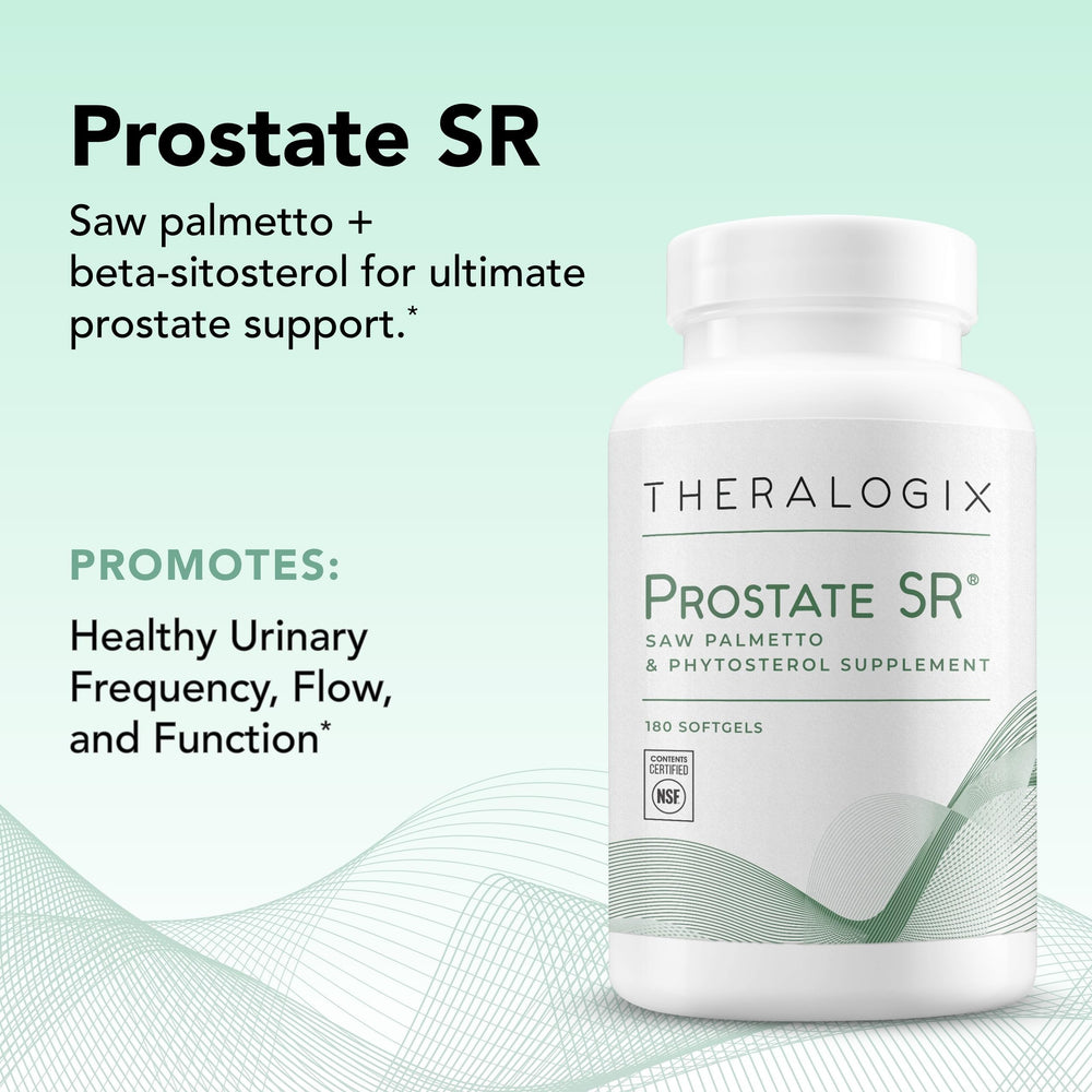 NSF certified seal on Theralogix Prostate SR packaging