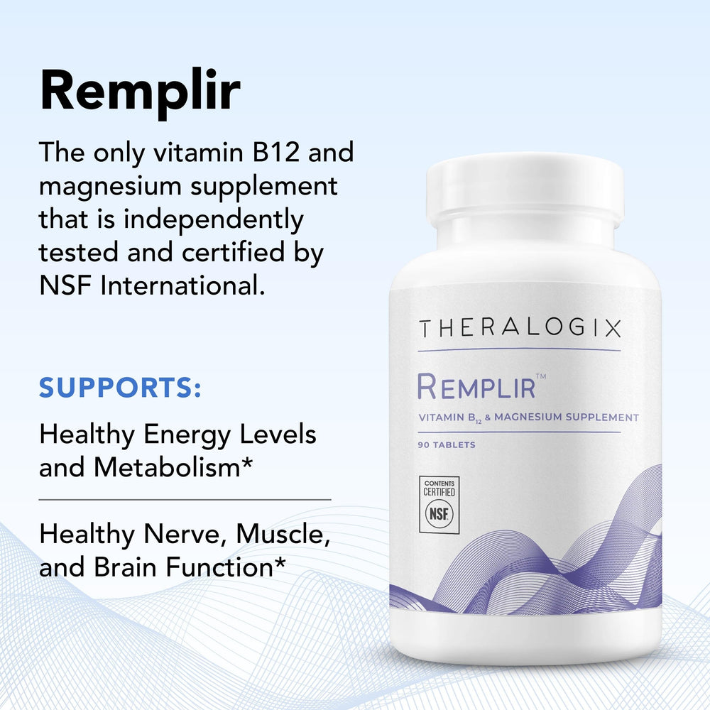 Remplir supplement bottle highlighting bone health support