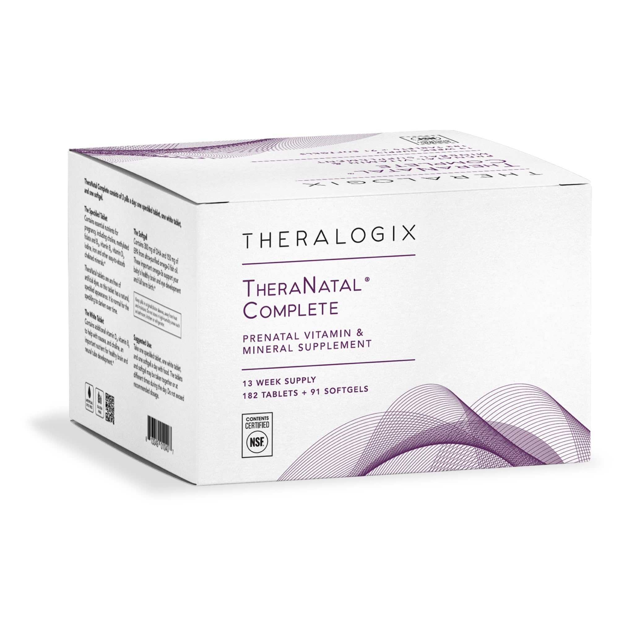 TheraNatal Prenatal Vitamin bottle front view
