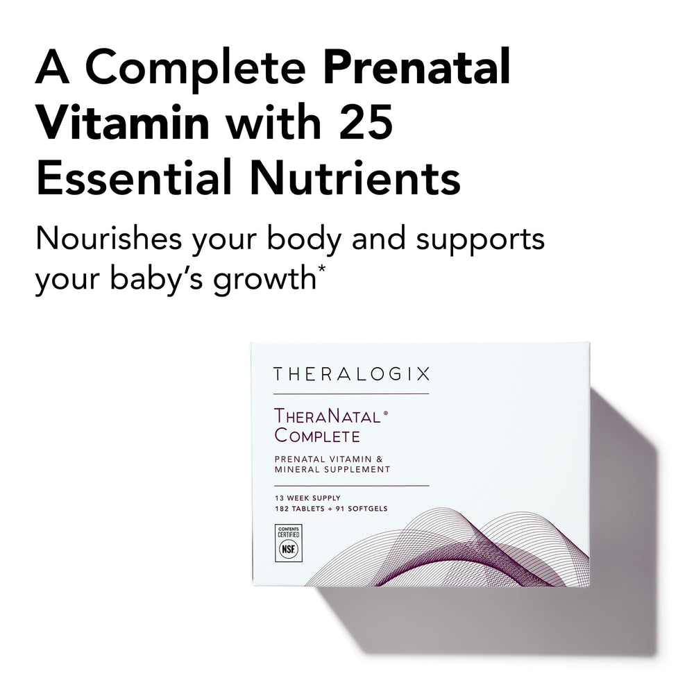 DHA softgel capsules from TheraNatal Prenatal Vitamin
