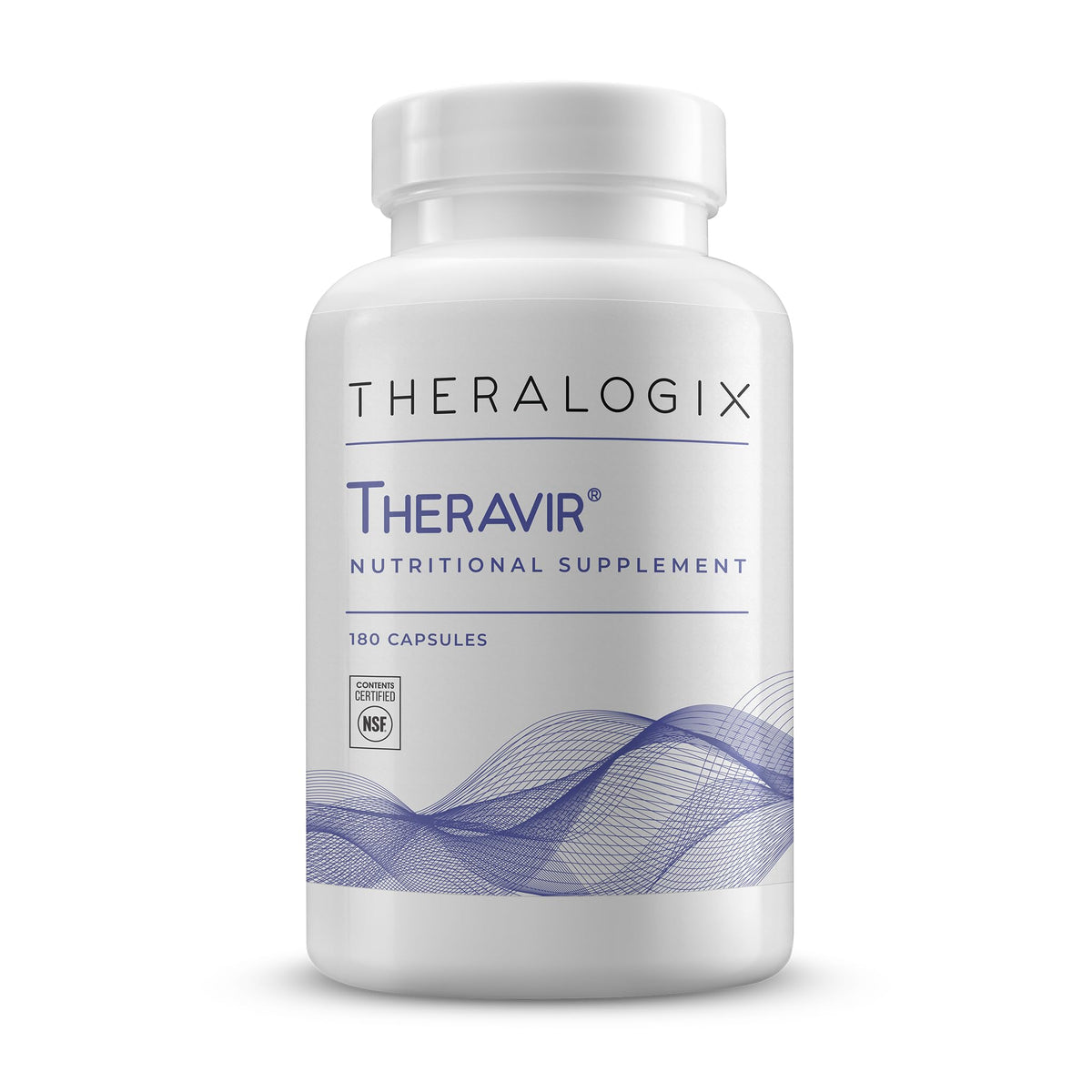 Theralogix Theravir immune support bottle showcasing 90-day supply